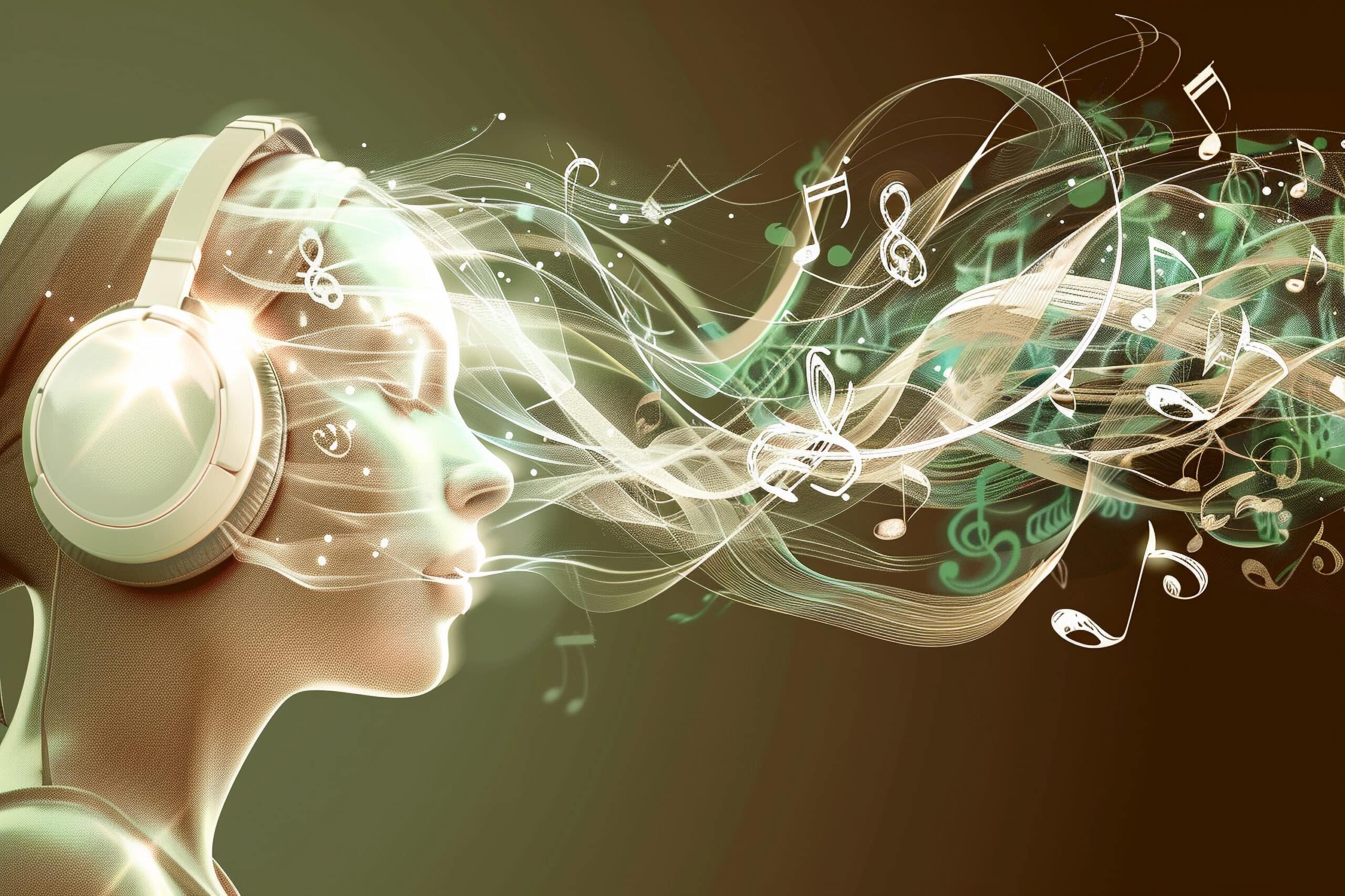 artistic-drawing-headphone-with-musical-notes-emanating-through-air